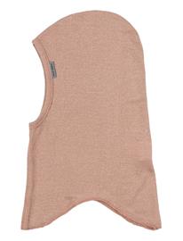 mikk-line Viscose Lurex Balaclava - Pink - 74/80