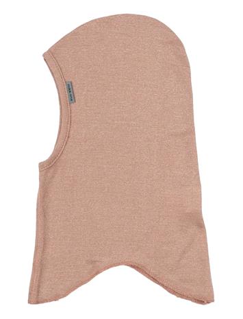 mikk-line Viscose Lurex Balaclava - Pink - 74/80