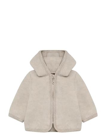 Huttelihut Jacket Wool Fleece - Beige - 110