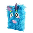 Robetoy Notebook Fluffy Happy Monster A5 Toys Creativity Drawing & Crafts Drawing Calendars & Notebooks Blue Robetoy