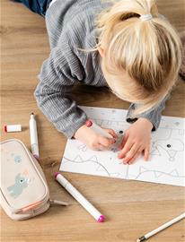 Done by Deer Pencil Case Celebration Sand - Cream - 20X 10X H 4CM
