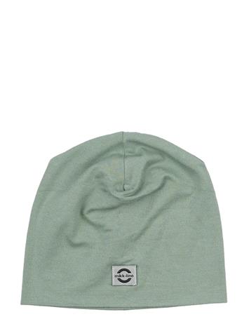 mikk-line Viscose Elastane Hat - Solid - Green - 122/128