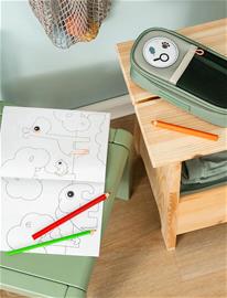 Done by Deer Pencil Case Tiny Trails Green - Green - 22X 10.5X H 6CM