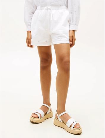 Tommy Hilfiger Broderie Anglaise Short - White - 176