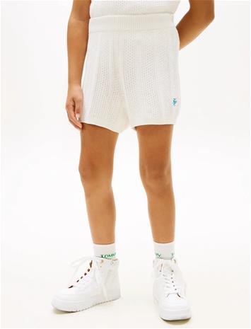 Tommy Hilfiger Crochet Stitch Short - White - 176