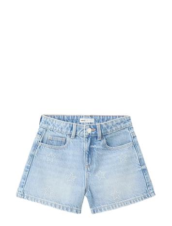 Mango Star Rhinestone Shorts - Blue - 13-14
