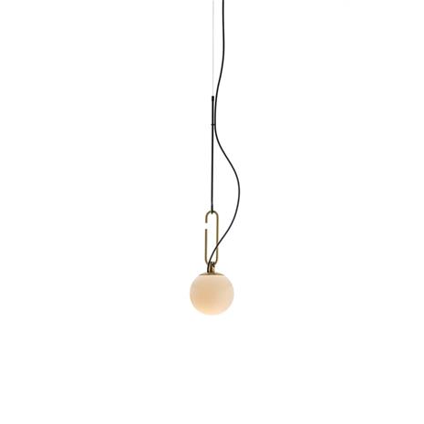 Artemide Scandinavia NH 14 Ceiling Lamp, Black/Brass – kuva 4/5