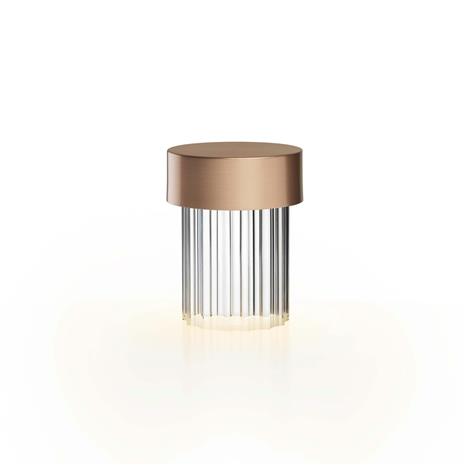 Flos Last Order Fluted Table Lamp, Copper