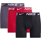 Nike Bokserit 3-pack - Musta/Punainen/Harmaa