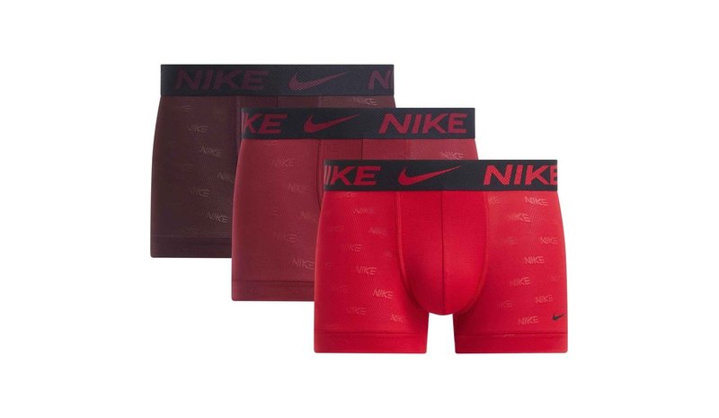 Nike Bokserit Advanced Micro Dri-FIT 3-pack - Punainen/Bordeaux/Musta