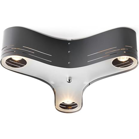 Bsweden Clover 12 -plafondi Harmaa