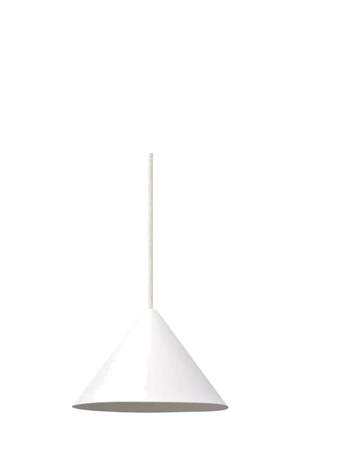 MOEBE Ceramic Cone Pendant, White - White - 12.5X 19.5X 19.5CM