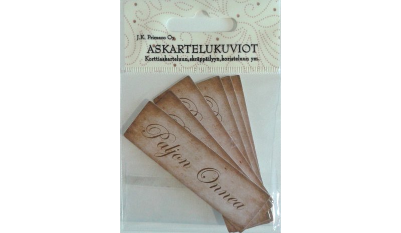JKP PALJON ONNEA NOSTALG ASKARTELUKUVIO