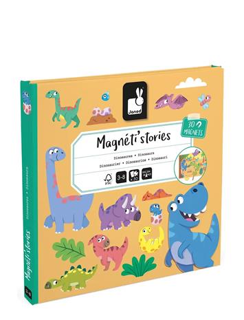 Janod Magnetin tarinat dinosaurus