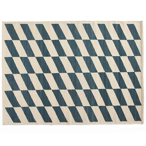 HAY Shift Kelim matto 140x200 cm Blue – kuva 4/5