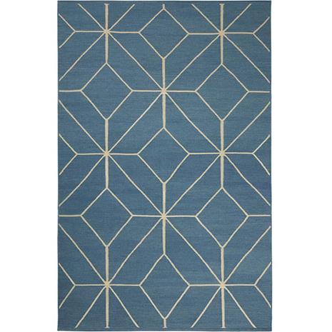 Chhatwal & Jonsson Ayur matto Heaven blue/offwhite, 180 x 270 cm