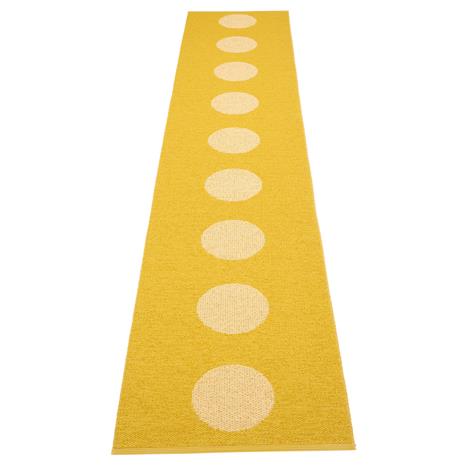 Pappelina Vera Pop matto 70 ä— 360 cm, mustard/yellow