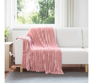vidaXL Heittopäällys 6 pcs Pinkki 150 x 130 cm Fleese