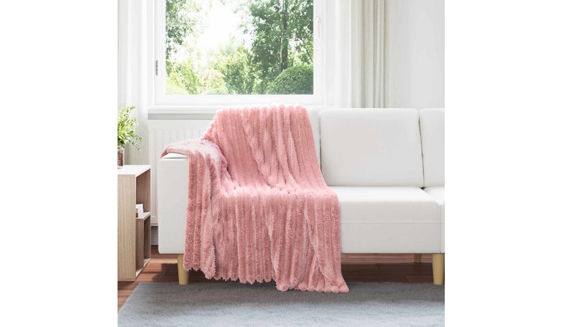 vidaXL Heittopäällys 6 pcs Pinkki 150 x 130 cm Fleese