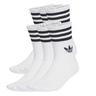 adidas Originals Sukat 3-Stripes Crew 6-Pack - Valkoinen