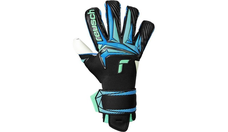 Reusch Maalivahdin Hanskat Attrakt RE:GRIP Evolution - Musta/Ocean Light