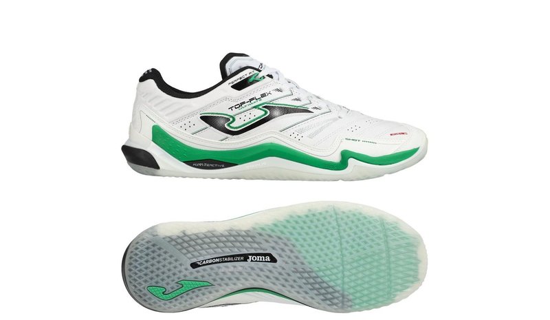 Joma Top Flex Ultimate IN - Valkoinen/Vihreä