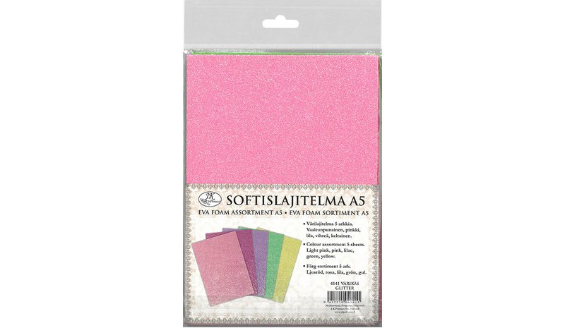 JKP GLITTER A5/5ARK SOFTISLAJITELMA
