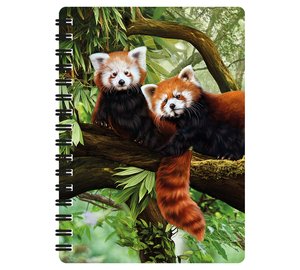 DELUXEBASE 3D RED PANDAS KIERREVIHKO