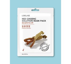 Lebelage Red Ginseng Solution Mask - 23 ml / 1 sheet