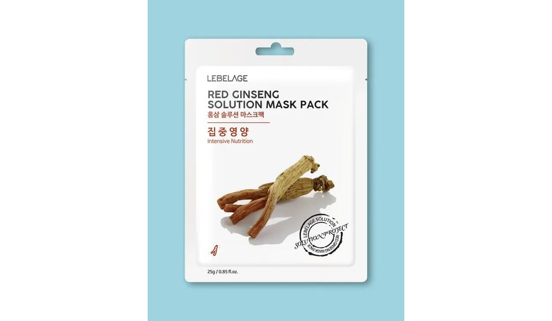 Lebelage Red Ginseng Solution Mask - 23 ml / 1 sheet