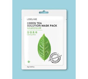Lebelage Green Tea Solution Mask - 23 ml / 1 sheet