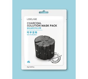 Lebelage Charcoal Solution Mask - 23 ml / 1 sheet