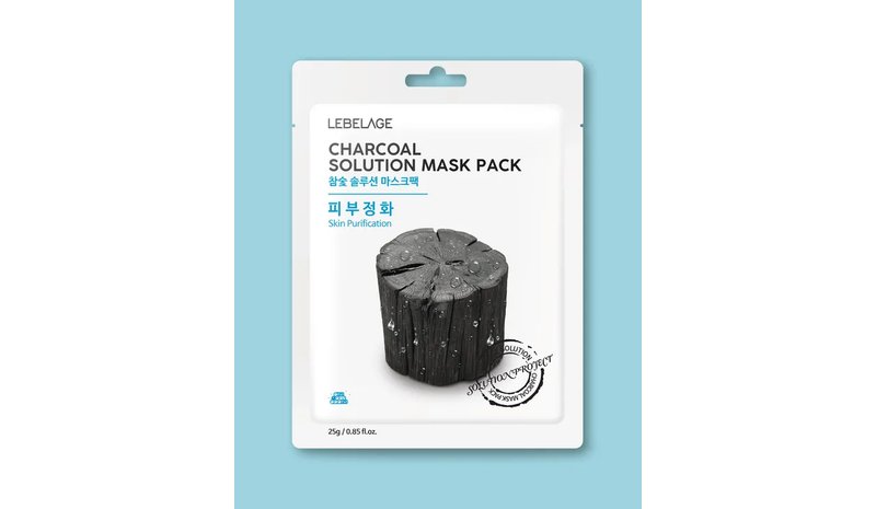 Lebelage Charcoal Solution Mask - 23 ml / 1 sheet