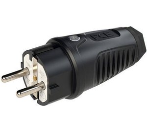 Pistotulppa maadoitettu IP54, 16A, 250 V, kumirunko, PCE
