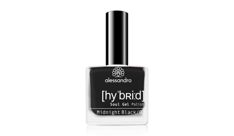 Alessandro Hybrid Kynsilakka 8 ml Midnight Black