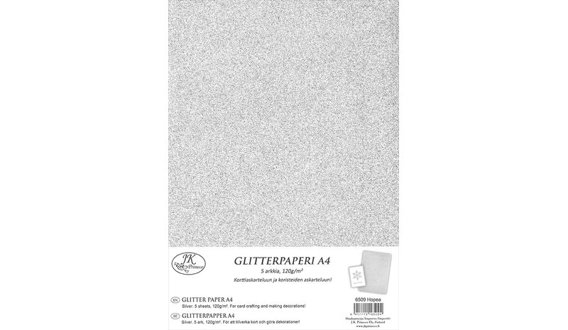 JKP A4 HOPEA GLITTERPAPERI