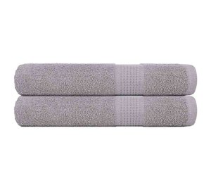 vidaXL Pyyhkeet FROGN 2 kpl Harmaa 100x200 cm 360 gsm