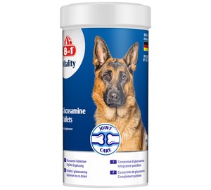 55 tablettia 8in1 Vitality glukosamiini tabletit koirille