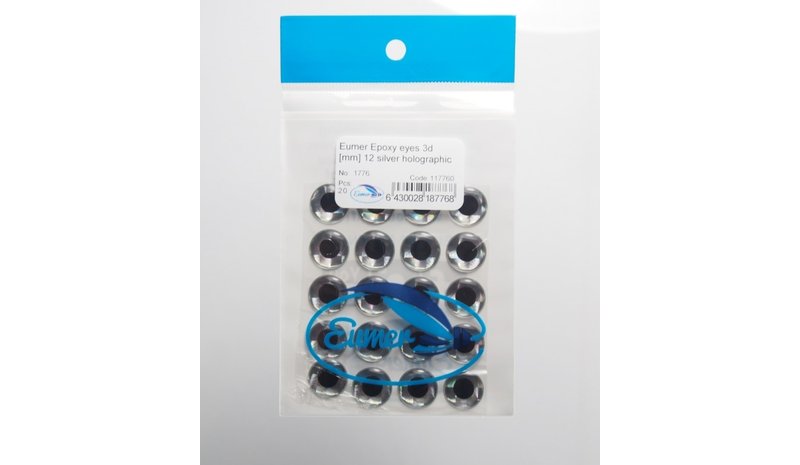 EUMER EPOXY EYES 3D 12 BLACK/WHITE