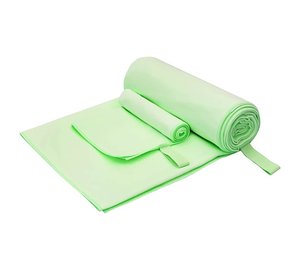 vidaXL Urheilupyyhesetti 2 pcs Vihreä kangas