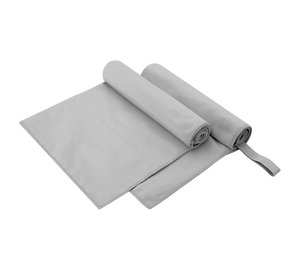 vidaXL Urheilupyyhkeet 2 pcs Harmaa 100 x 50 cm