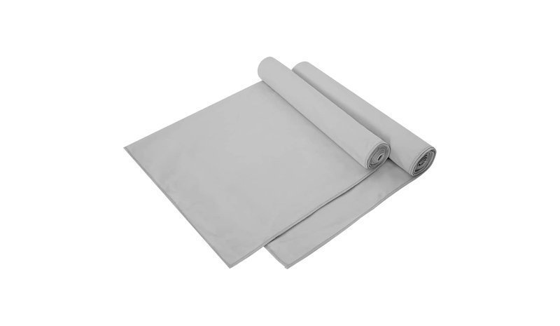 vidaXL Urheilupyyhkeet 2 pcs Harmaa 140 x 70 cm
