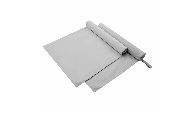 vidaXL Urheilupyyhkeet 2 pcs Harmaa 180 x 90 cm