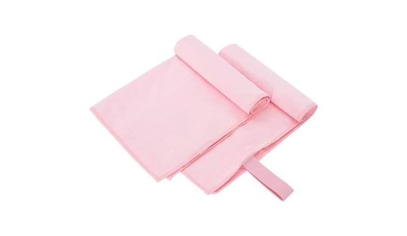 vidaXL Urheilupyyhkeet 2 pcs Pinkki 50 x 30 cm Polyesteri ja polyamidi