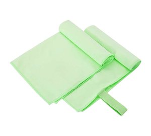 vidaXL Urheilupyyhkeet 2 pcs Vihreä 50 x 30 cm Polyesteri ja polyamidi