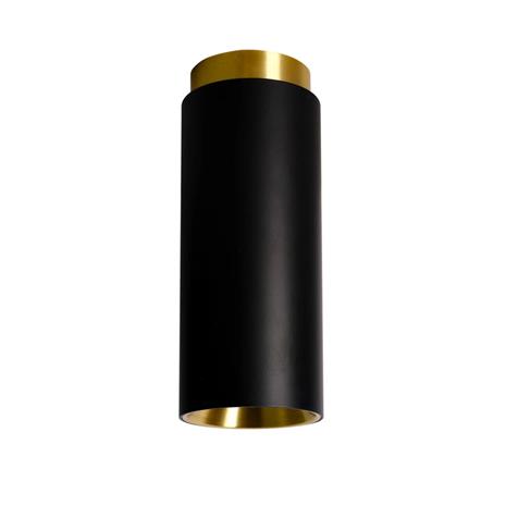 DCW - Tobo C65 kattovalaisin, musta, teräs, GU10