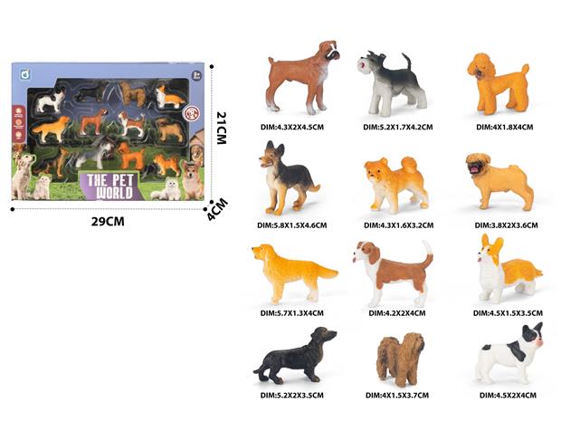 The Pet World pikkukoira figuuripakkaus
