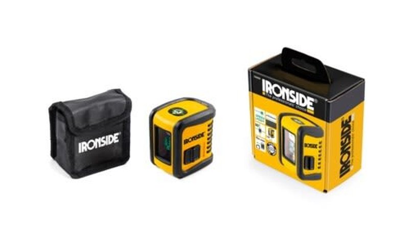 Ironside 103629 Ristilinjalaser vihreä laser, mini