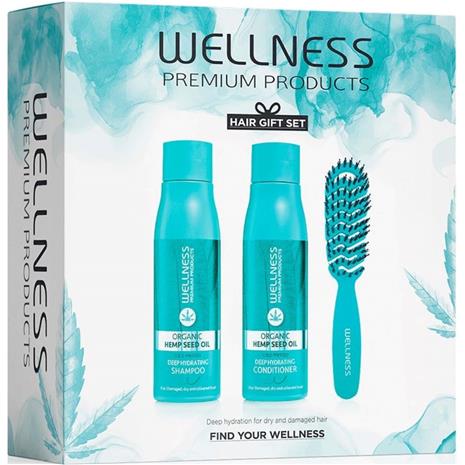 Wellness Premium Products Deep Hydrating Set (Shampoo 500 ml, Con