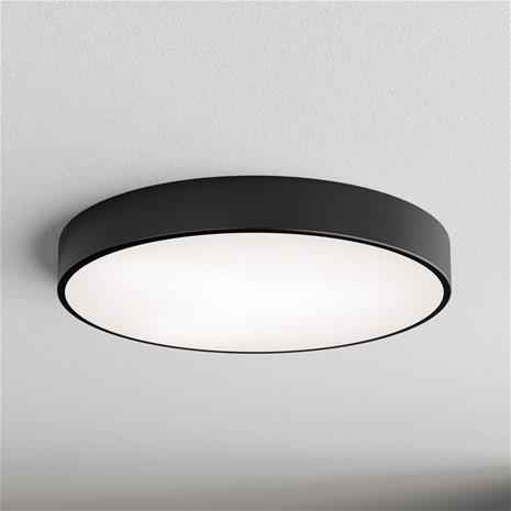 Kattovalo anturilla CLEO 5xE27/24W/230V d. 60 cm musta
